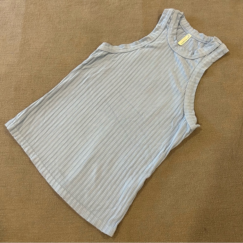 MOVING SALE Free People Movement Blissed Out Tank in Light Blue - Size small